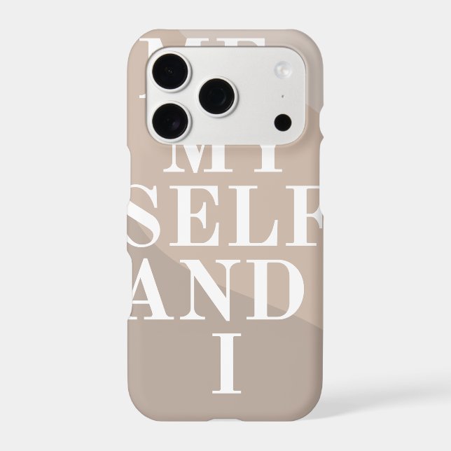 IPHONE 17 PRO CASE "ME,MYSELF AND I" (Back)