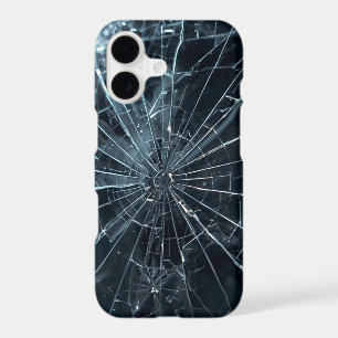 iPhone 17 Protective Case – Broken Glass Design, R