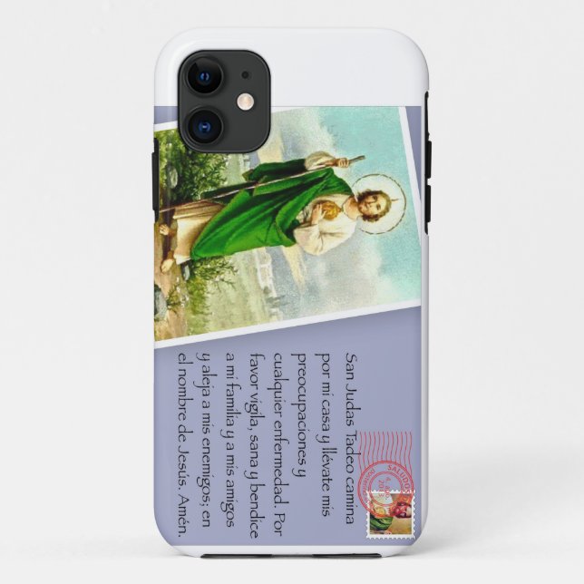iPhone 4 and 4S Sint Judas Tadeo Case-Mate iPhone Case (Back)