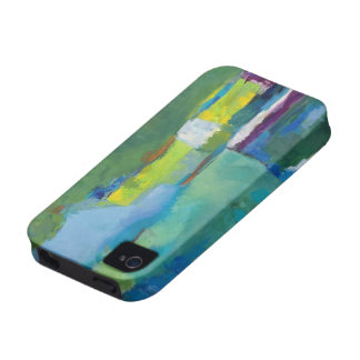 Iphone 4 case abstract art