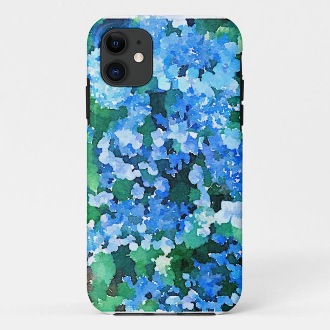 iPhone 5/5s Case Hydrangea watercolor (Back)