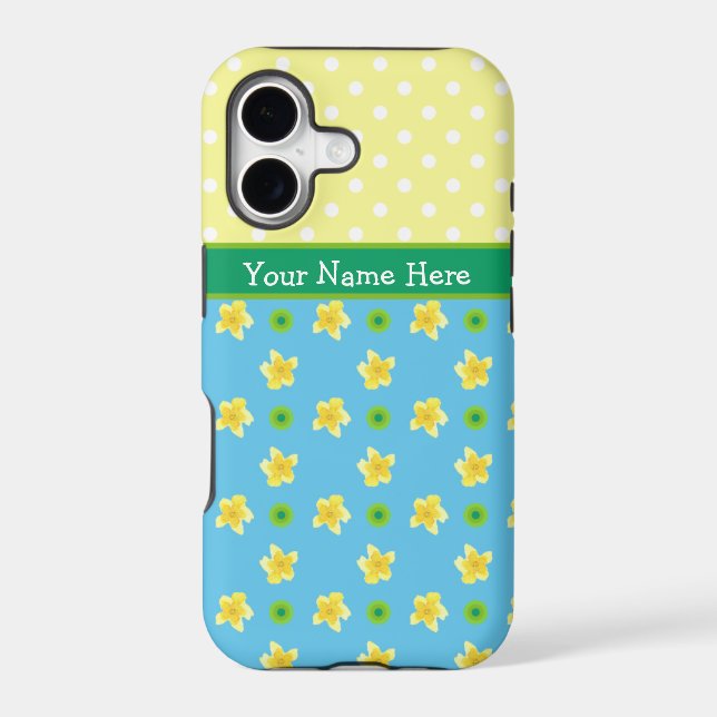 iPhone 5/5s Case-Mate Case: Personalize; Primroses (Back)