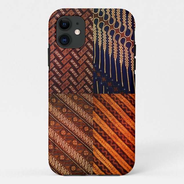 iphone 5/5s case with unique batik pattern#101 (Back)