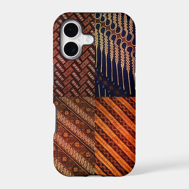 iphone 5/5s case with unique batik pattern#101 (Back)