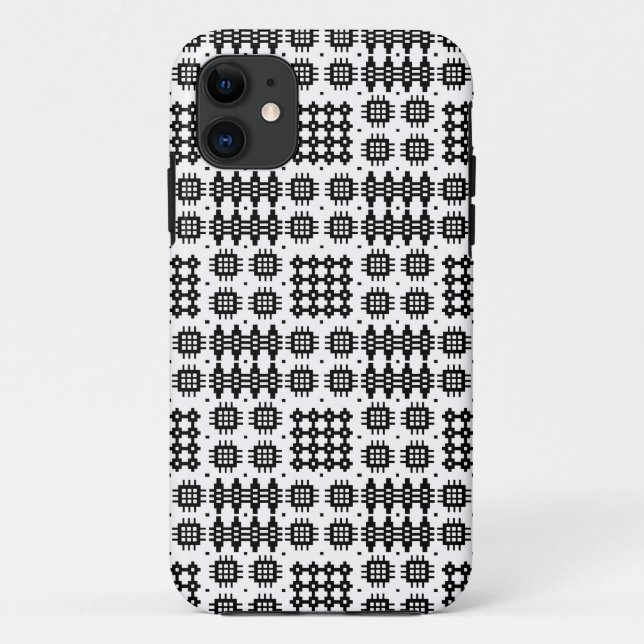 iPhone 5/5s Xtreme Case Black White Welsh Tapestry (Back)