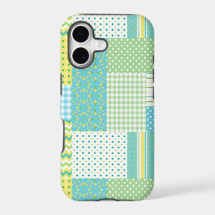 iPhone 5/5s Xtreme Case Daffodil Faux-Patchwork