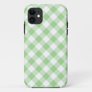 iPhone 5/5s Xtreme Case: Green Check Gingham iPhone 11 Case