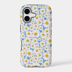 iPhone 5/5s Xtreme Case: White Daisies on Blue