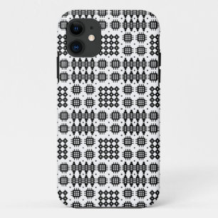 iPhone 5/5s Xtreme Coque noir blanc gallois tapiss