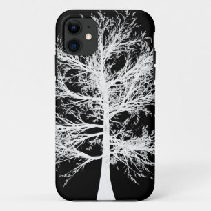 iPhone 5 à peine Coque blanc sur noir