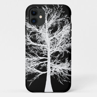 iPhone 5 à peine Coque blanc sur noir