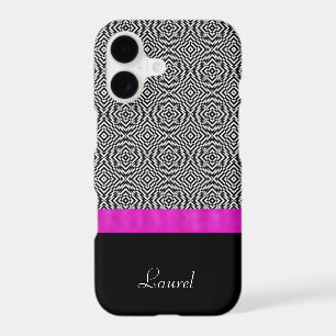 Iphone 5 Abstrait noir et blanc Coque