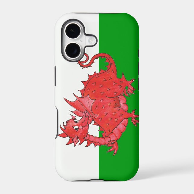 iPhone 5 Barely There Case, Cute Welsh Dragon (Back)
