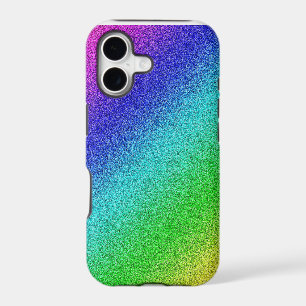 iPhone 5, Barely There case Glitzer Rainbog