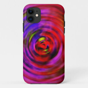 iPhone 5 Barely There Case Hot Pink Spiral
