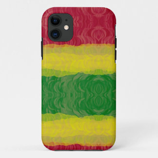 iPhone 5 Barely There ID Case, Rasta Abstract 11 Case