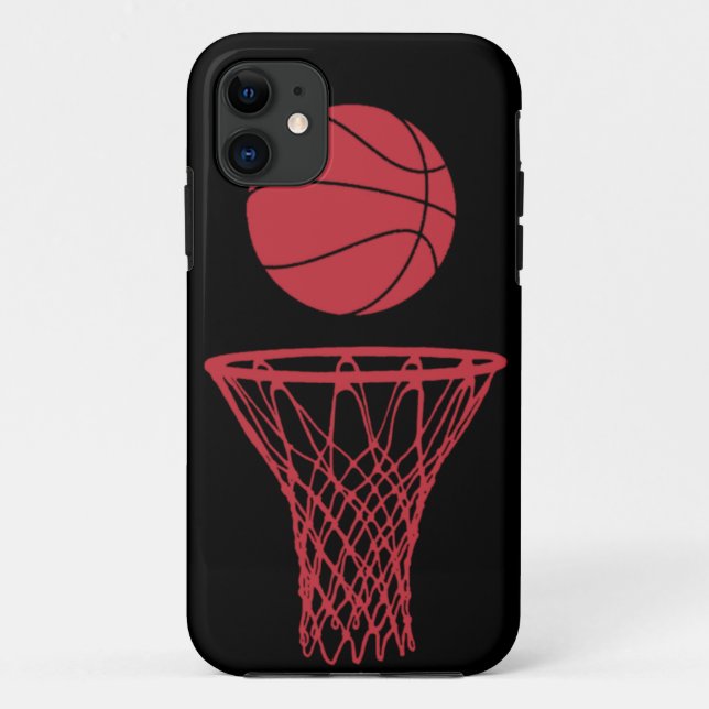 iPhone 5 Basketball Silhouette Bulls Black Case-Mate iPhone Case (Back)