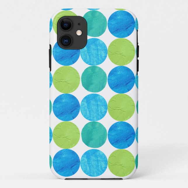 iPhone 5 Case, Blue Moons Pattern Case-Mate iPhone Case (Back)