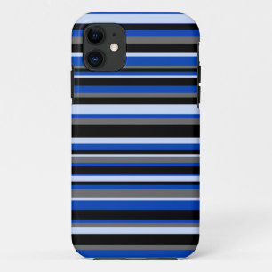 iPhone 5 case blue stripes
