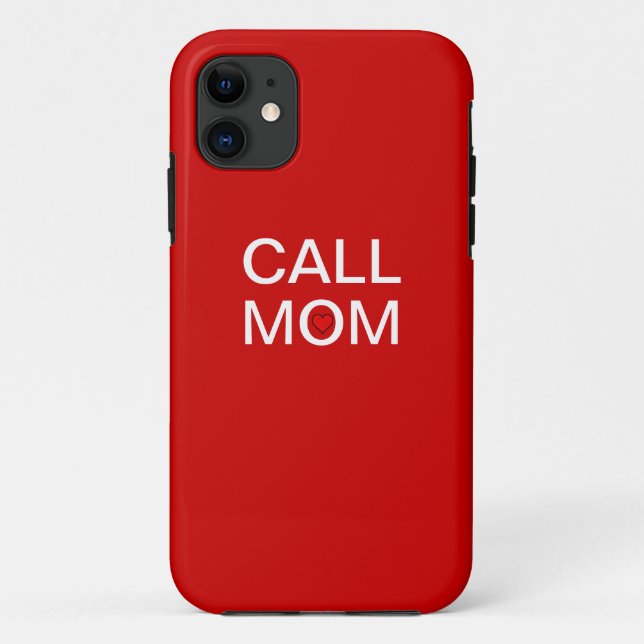 iPhone 5 Case CALL MOM (Back)
