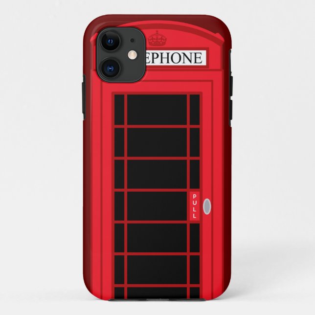 iPhone 5 Case Classic Red Public Telephone Box UK (Back)