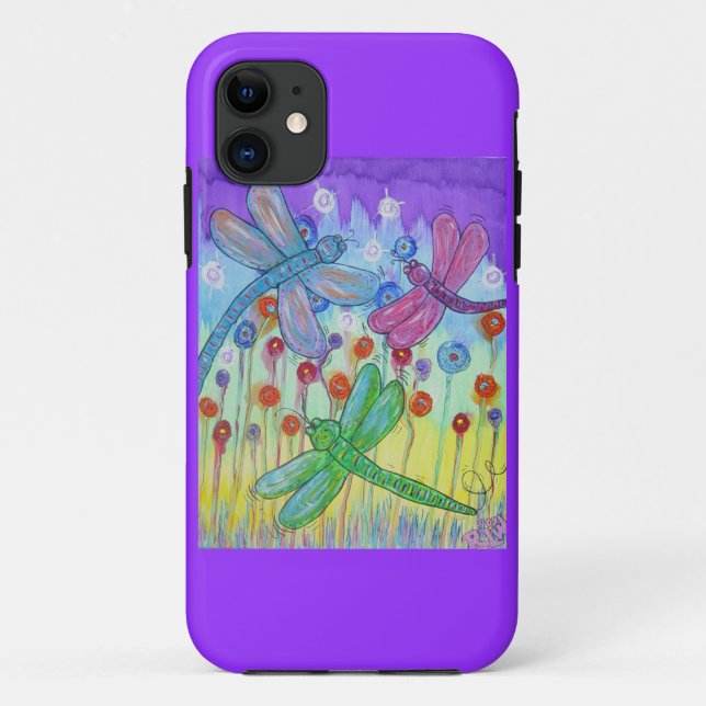 iPhone 5 Case - Delightful Dragonflies (Back)