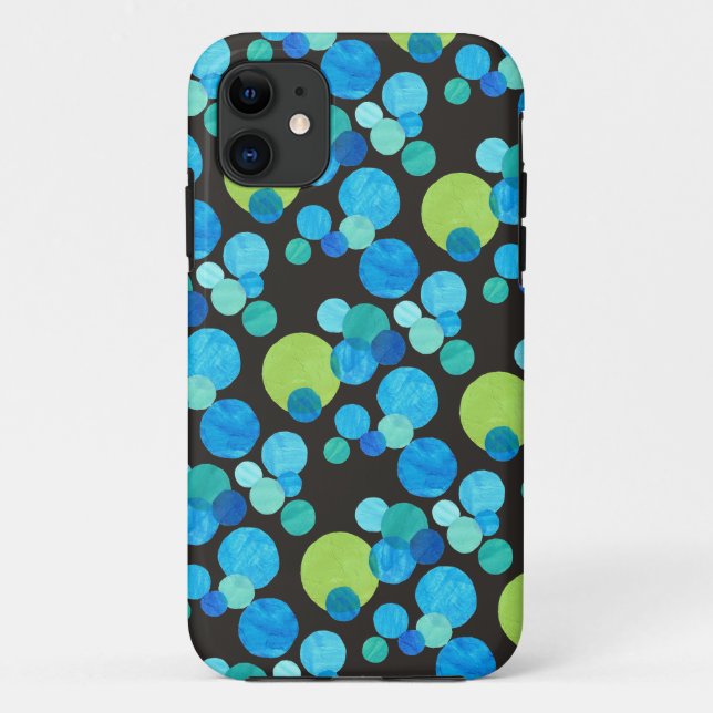 iPhone 5 Case-Mate Case, Blue Moons Pattern Case (Back)
