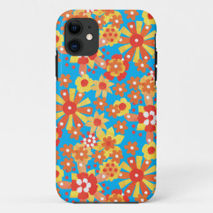 iPhone 5 Case-Mate Case, Ditzy Orange Flowers 11 Case