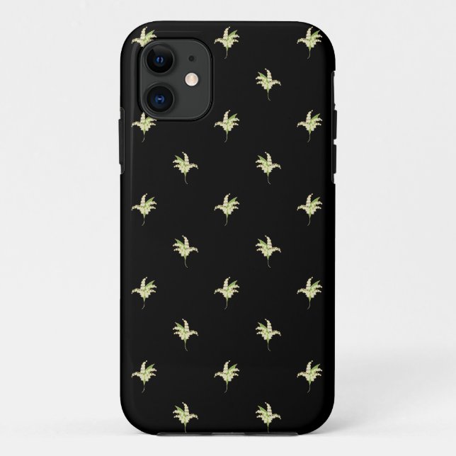iPhone 5 Case-Mate Case Lilies of the Valley Black (Back)