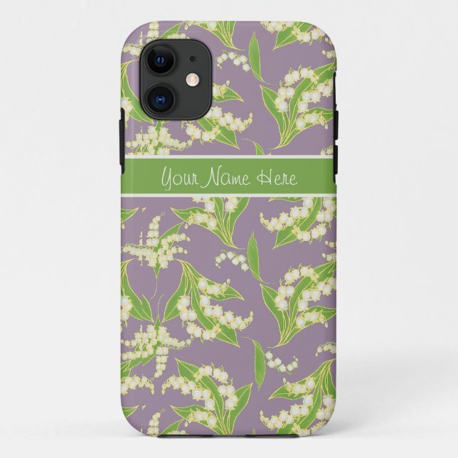 iPhone 5 Case-Mate case Lilies of the Valley Mauve (Back)