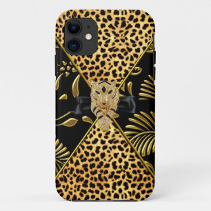 iPhone 5 Case-Mate Gold Black Leopard iPhone 11 Case