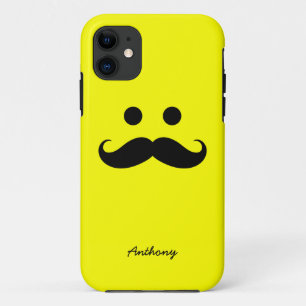 iPhone 5 Case Personalized Moustache Face