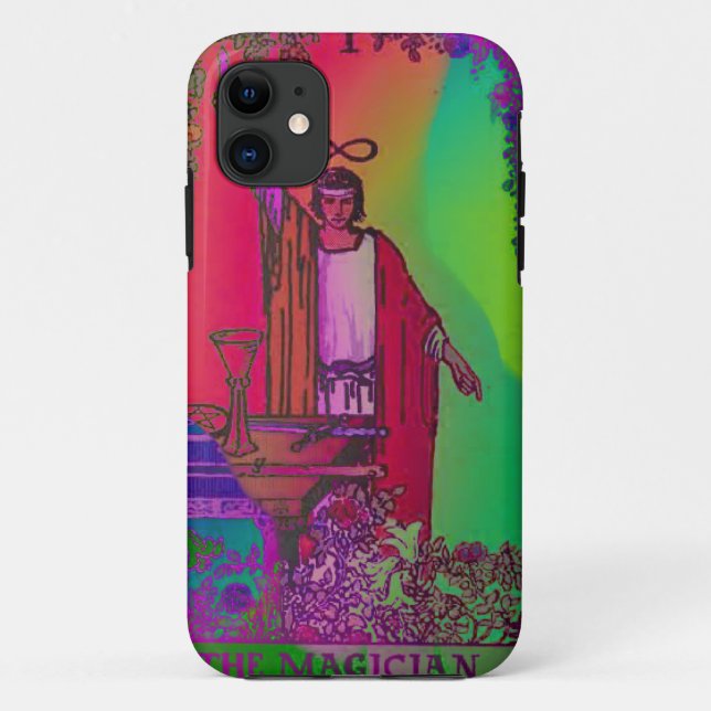 iPhone 5 Case The Magician Psychedelic Tarot (Back)