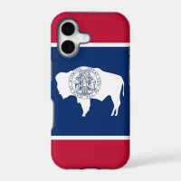 IPhone 5 Case with Flag of  Wyoming