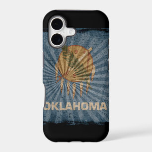 Iphone 5 Case with state flag of Oklahoma