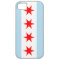 iPhone 5 chicago flag phone case