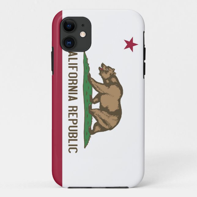 IPhone 5 Coque avec Drapeau de Californie (Dos)