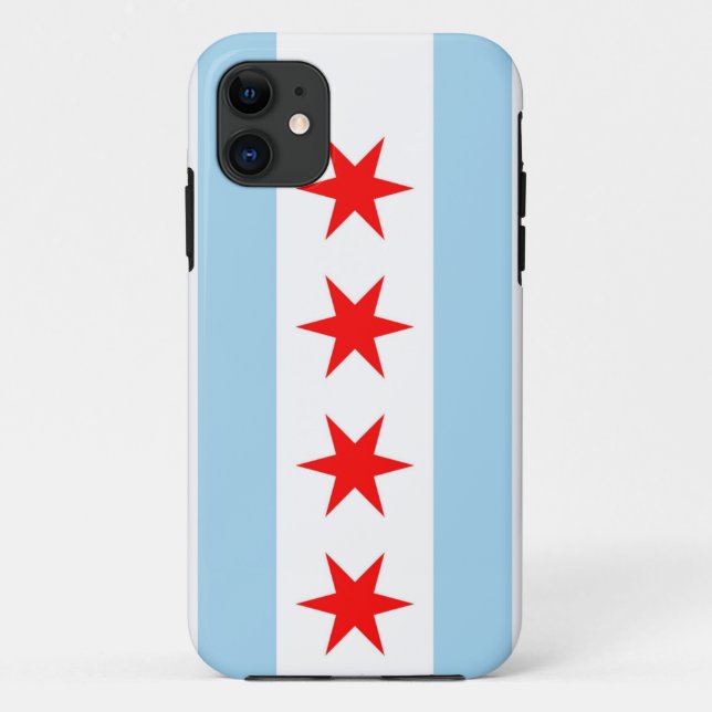 IPhone 5 Coque avec drapeau de Chicago, Illinois (Dos)