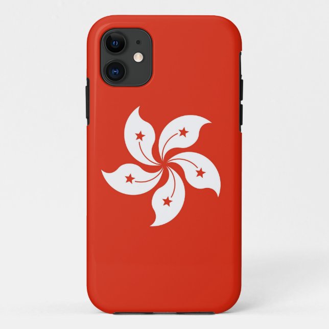 IPhone 5 Coque avec Drapeau de Hong Kong, Chine (Dos)