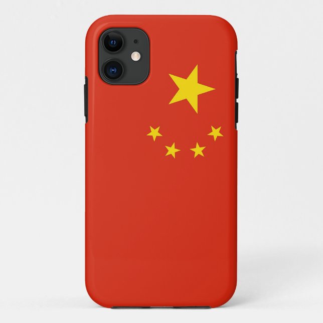 IPhone 5 Coque avec drapeau de la Chine (Dos)