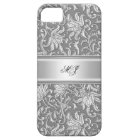 iPhone 5 Elegant Classy Silver White