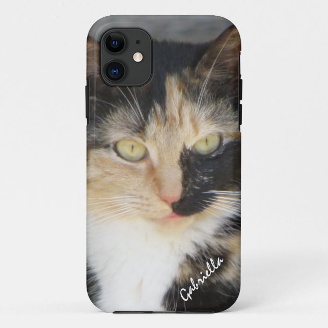 iPhone 5: Personalized Calico Kitty Case (Back)