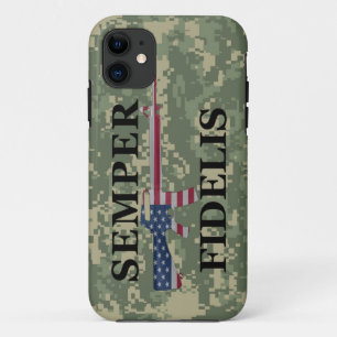 iPhone 5 Semper Fidelis Green Camo 11 Case