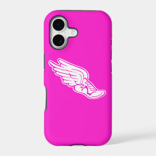 iPhone 5 Track Logo White on Pink