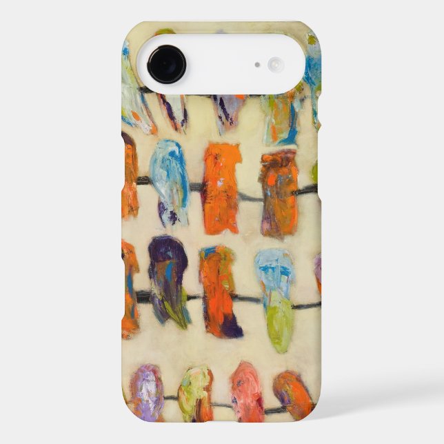 iphone 5 vibe case abstract art birds case for the iPhone 5 (Back)