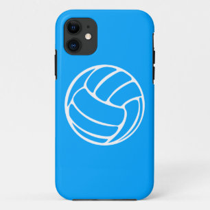 iPhone 5 Volleyball White on Blue 11 Case