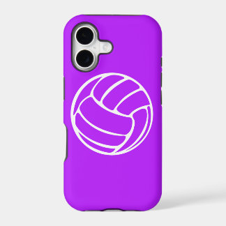 iPhone 5 Volleyball White on Purple