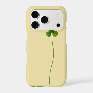 iPhone 6/6s case with four-leaf clover and ladybug