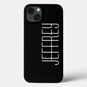 iPhone 6 Case, Black and White, Personalized 13 Case