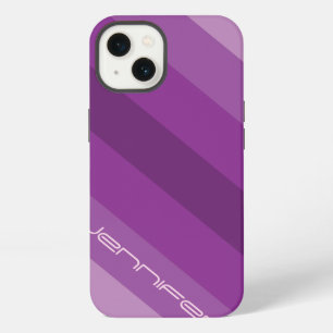 iPhone 6 Case Five Purple Diagonal Stripe Custom